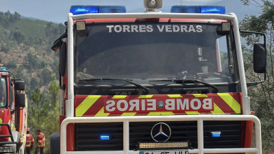 Imagem ilustrativa: Bombeiros torrienses integraram combate às chamas no norte e centro do país