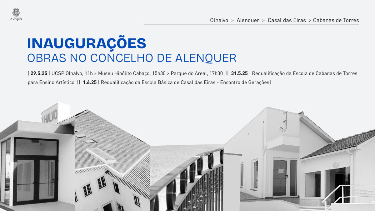 Imagem ilustrativa: Cinco equipamentos de relevância municipal inaugurados durante a Feira da Ascensão em Alenquer