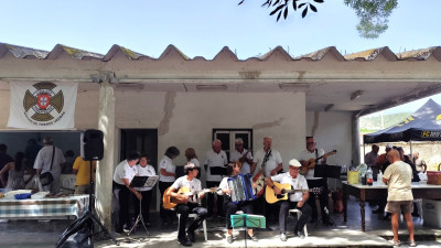 O grupo animador oriundo da margem sul