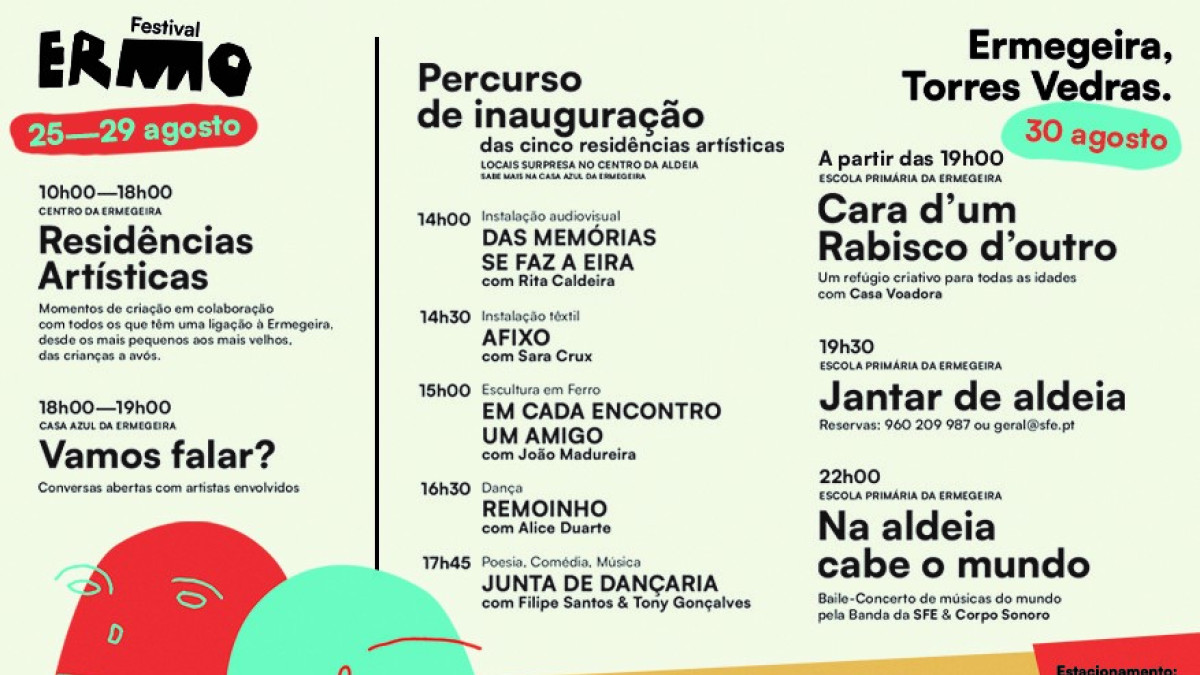 Imagem ilustrativa: Festival ERMO transforma aldeia da Ermegeira num percurso artístico