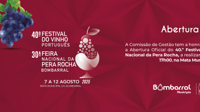 Imagem ilustrativa: Festival do Vinho Português e Feira Nacional da Pera Rocha regressam ao Coração do Oeste