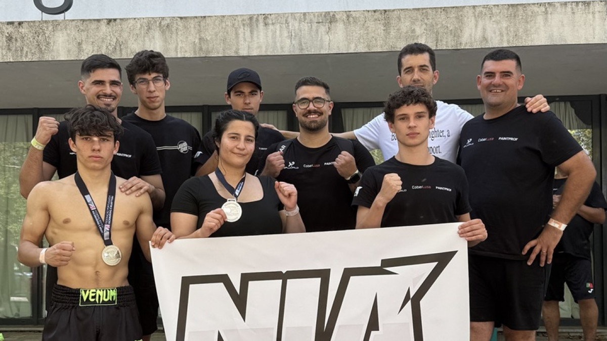 Imagem ilustrativa: NLA marca presença no Campeonato Nacional de Kickboxing e sobe ao pódio