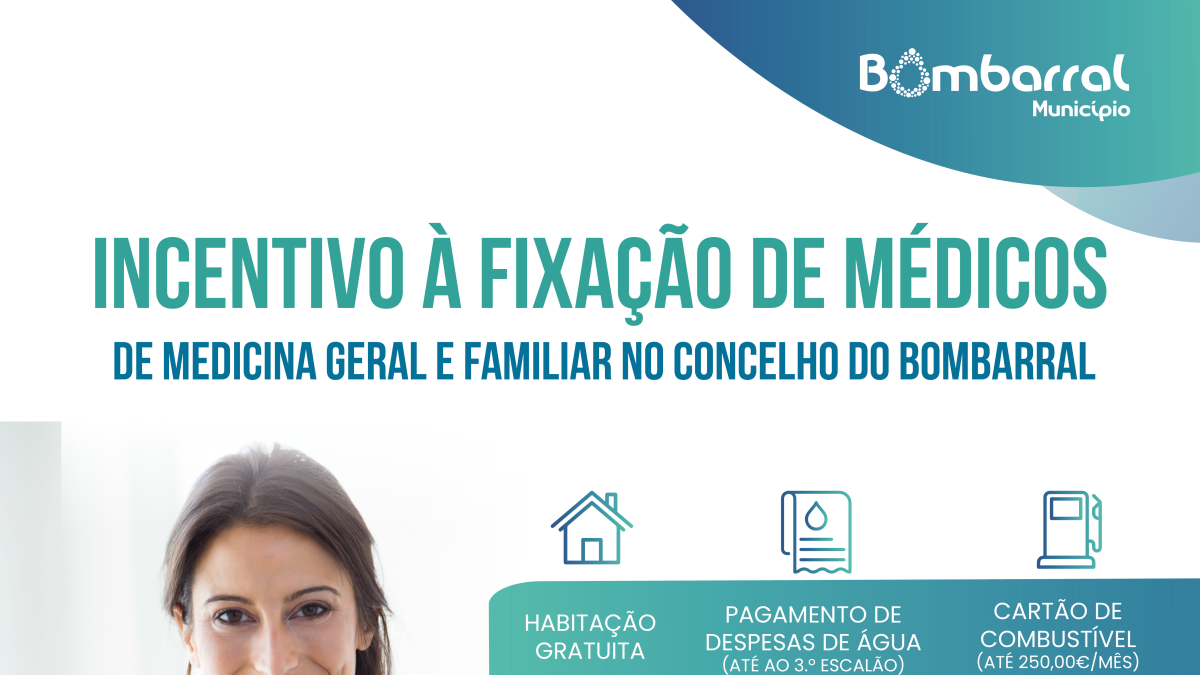 Imagem ilustrativa: Município do Bombarral avança com incentivos para atrair médicos de família