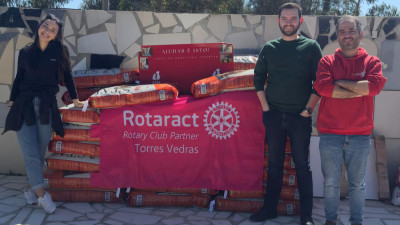 Imagem ilustrativa: Rotaract entrega 900kg de ração à APA