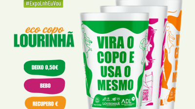 Imagem ilustrativa: Lourinhã lança “Projeto Eco Copos” para reduzir o impacto ambiental dos eventos locais