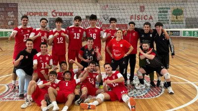 Imagem ilustrativa: Voleibol: Física subiu à 2ª divisão nacional