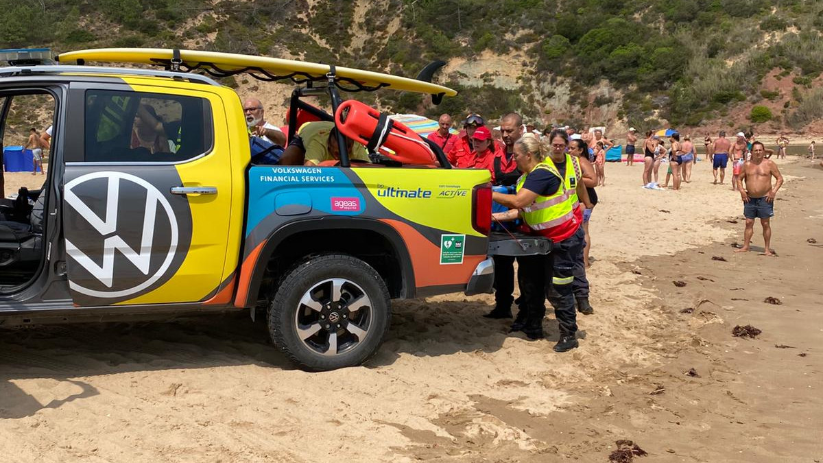 Imagem ilustrativa: Homem morre na praia de São Martinho do Porto