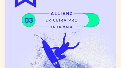 Imagem ilustrativa: Surf | Conhecido o quadro de competição do Allianz Ericeira Pro