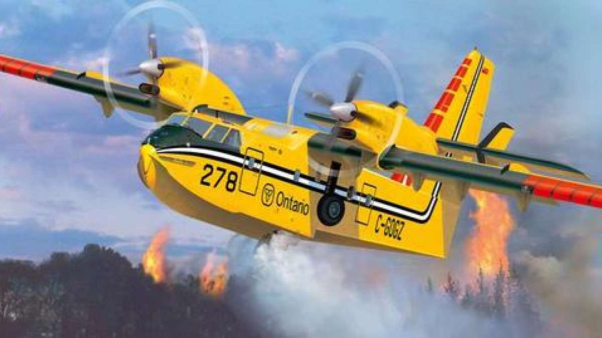 Imagem ilustrativa: Marrocos envia dois aviões Canadair para combate aos fogos em Portugal